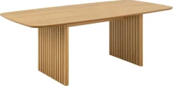 Eettafel Loeck Naturel 220cm MDF - Giga Living