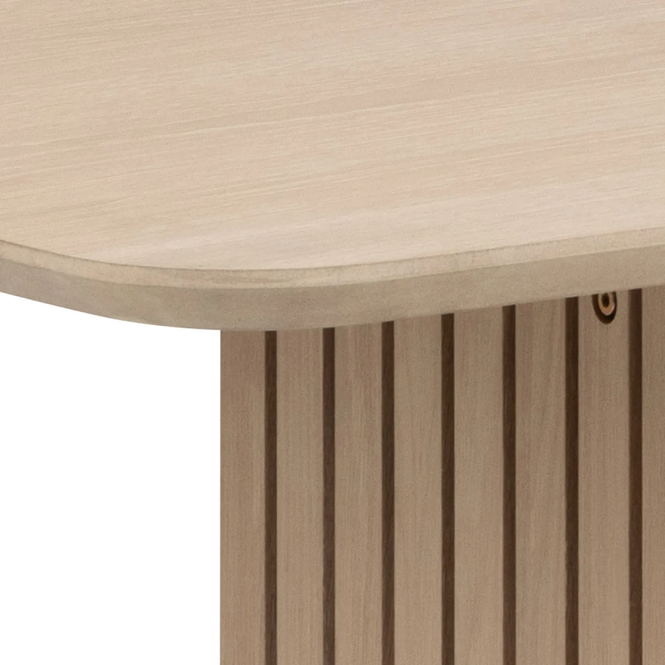 Eettafel Loeck Rechthoek MDF Lichtbruin 220cm - Giga Living