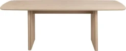 Eettafel Loeck Rechthoek MDF Lichtbruin 220cm - Giga Living