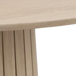 Eettafel Loeck Rond MDF Lichtbruin Ø120cm - Giga Living