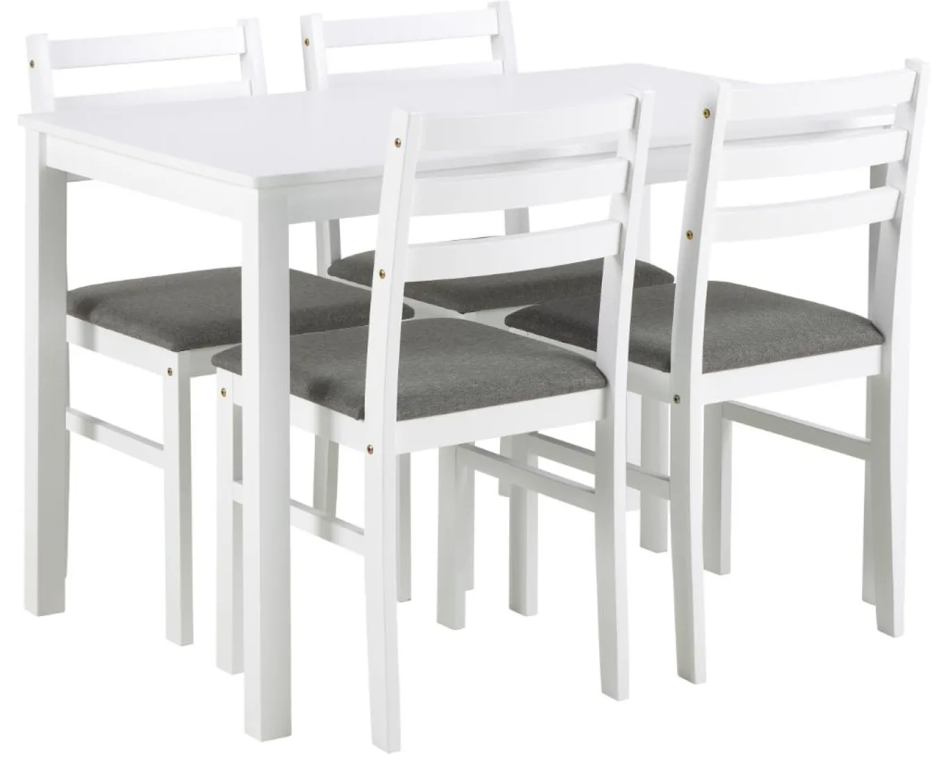 Eettafel Lovund Mdf Wit 110cm - Giga Living