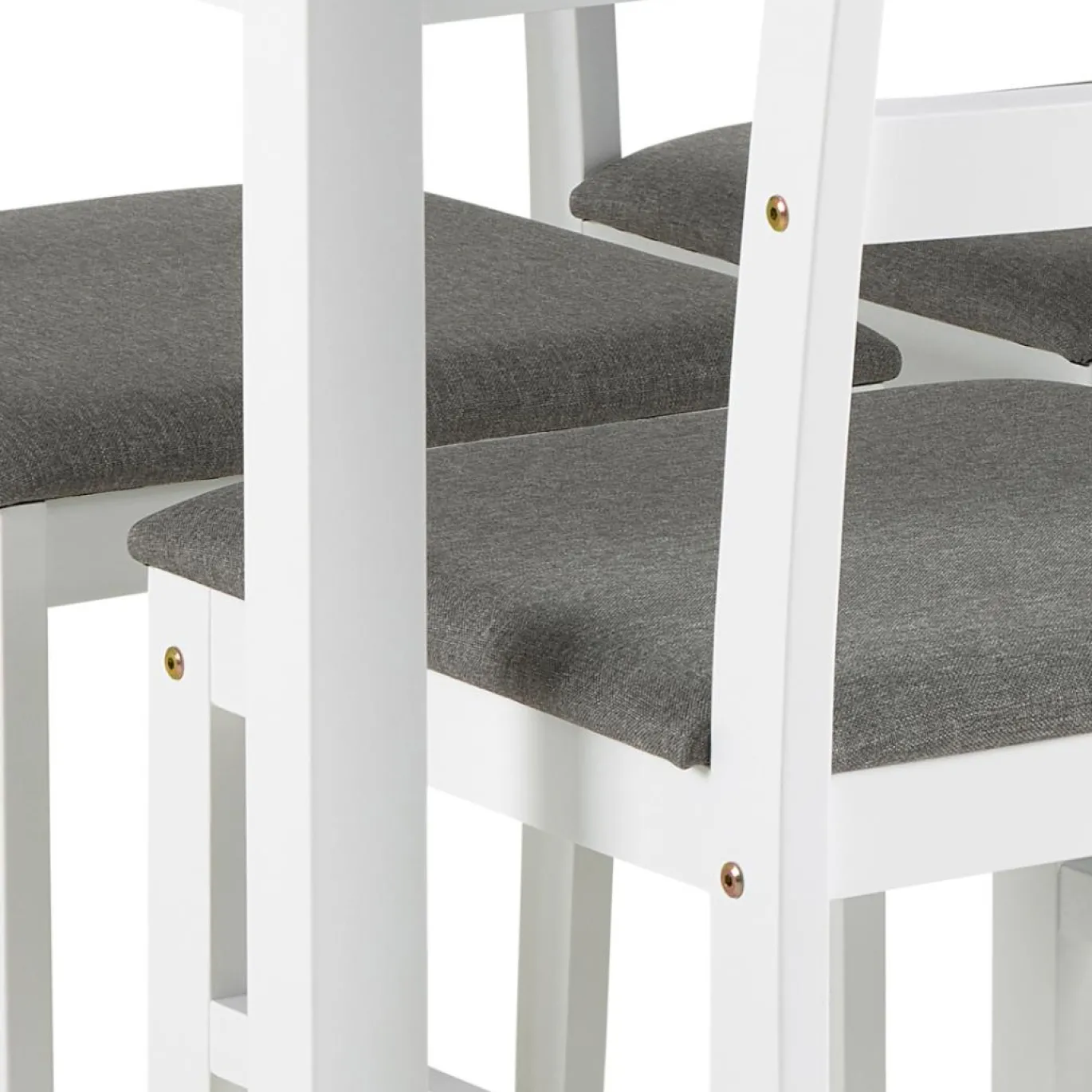 Eettafel Lovund Mdf Wit 110cm - Giga Living