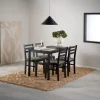 Eettafel Lovund Mdf Zwart 110cm - Giga Living