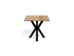 Eettafel Luno Keramiek Eiken Zwart 160cm - Giga Living