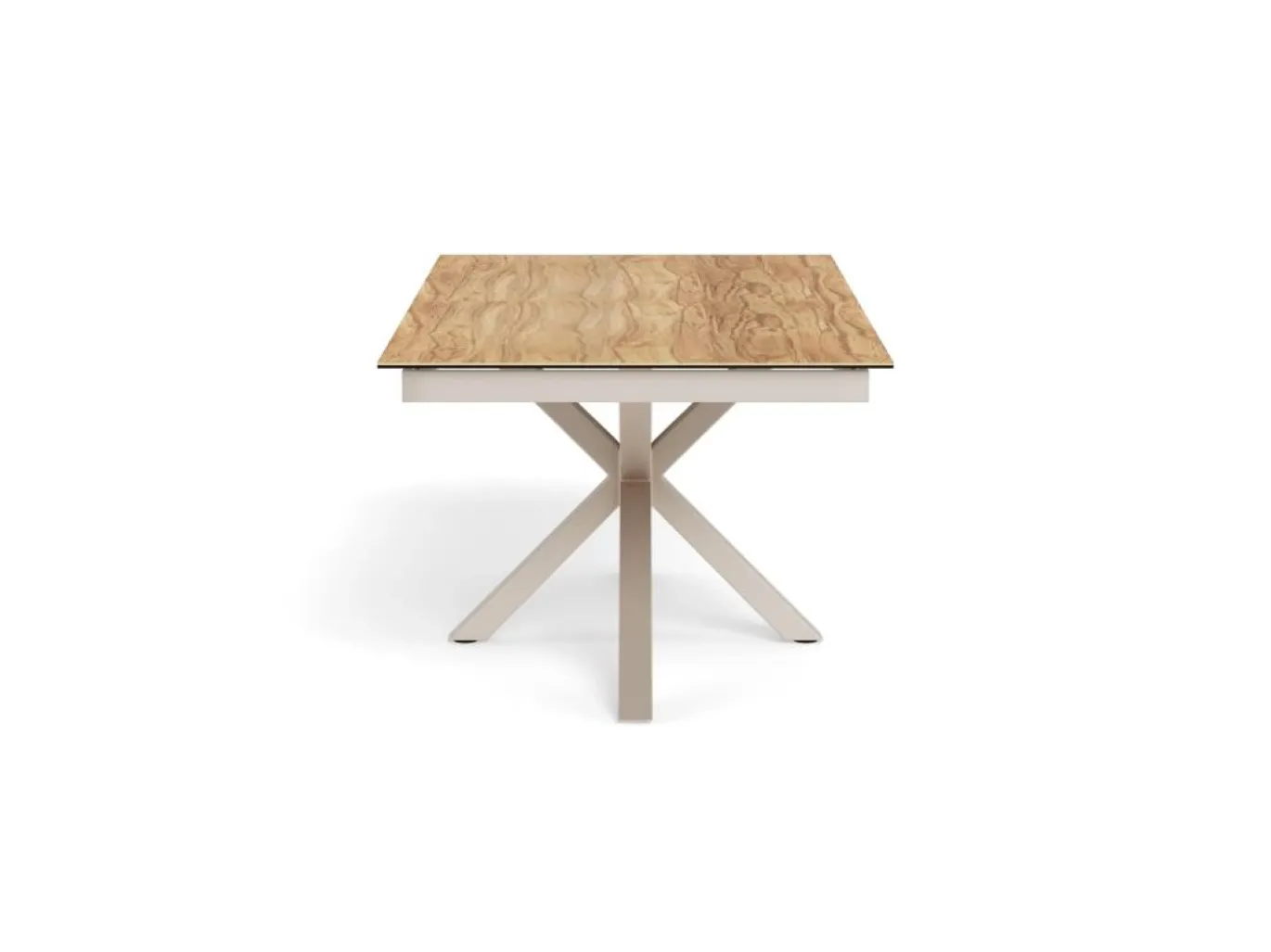 Eettafel Luno Keramiek Eiken Grijs 200-240cm - Giga Living