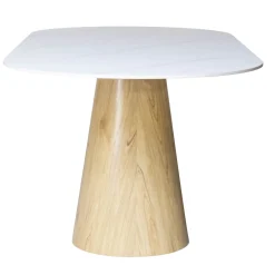 Eettafel Madia Naturel Marmer 200cm Ovaal - Giga Meubel