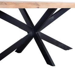 Eettafel Mansour Ovaal Mangohout 160cm - Giga Meubel