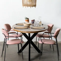 Eettafel Max Ovaal Visgraat 200cm - Giga Meubel
