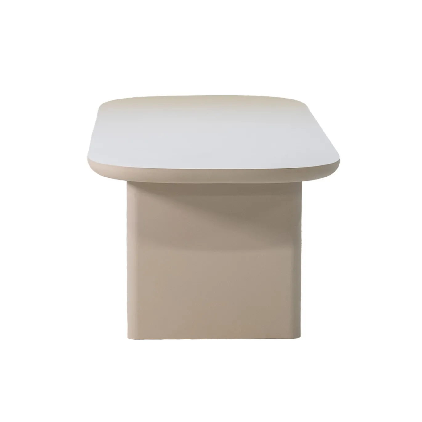 Eettafel Maya Deens Ovaal Beige 300cm - Giga Meubel
