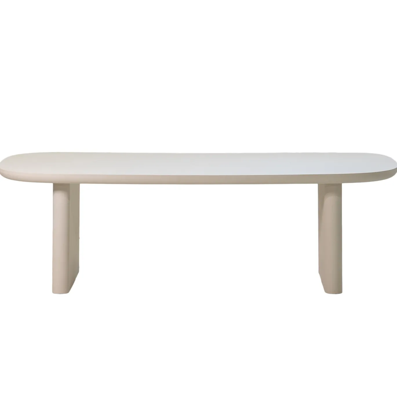Eettafel Maya Deens Ovaal Beige 300cm - Giga Meubel