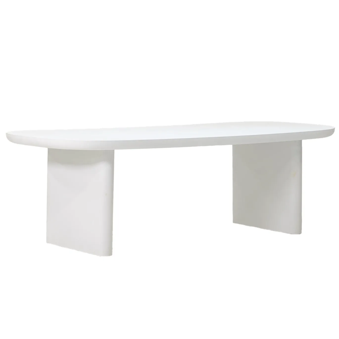 Eettafel Maya Deens Ovaal Wit 240cm - Giga Meubel