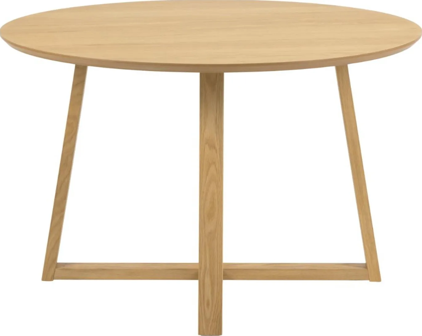 Eettafel Mees Naturel MDF Ø120cm - Giga Living