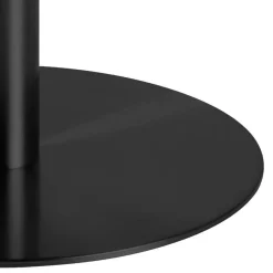 Eettafel Menno Marmer Wit Ø105cm Zwart Onderstel - Giga Living