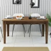 Eettafel Milan Walnoot met Opbergruimte 145cm
