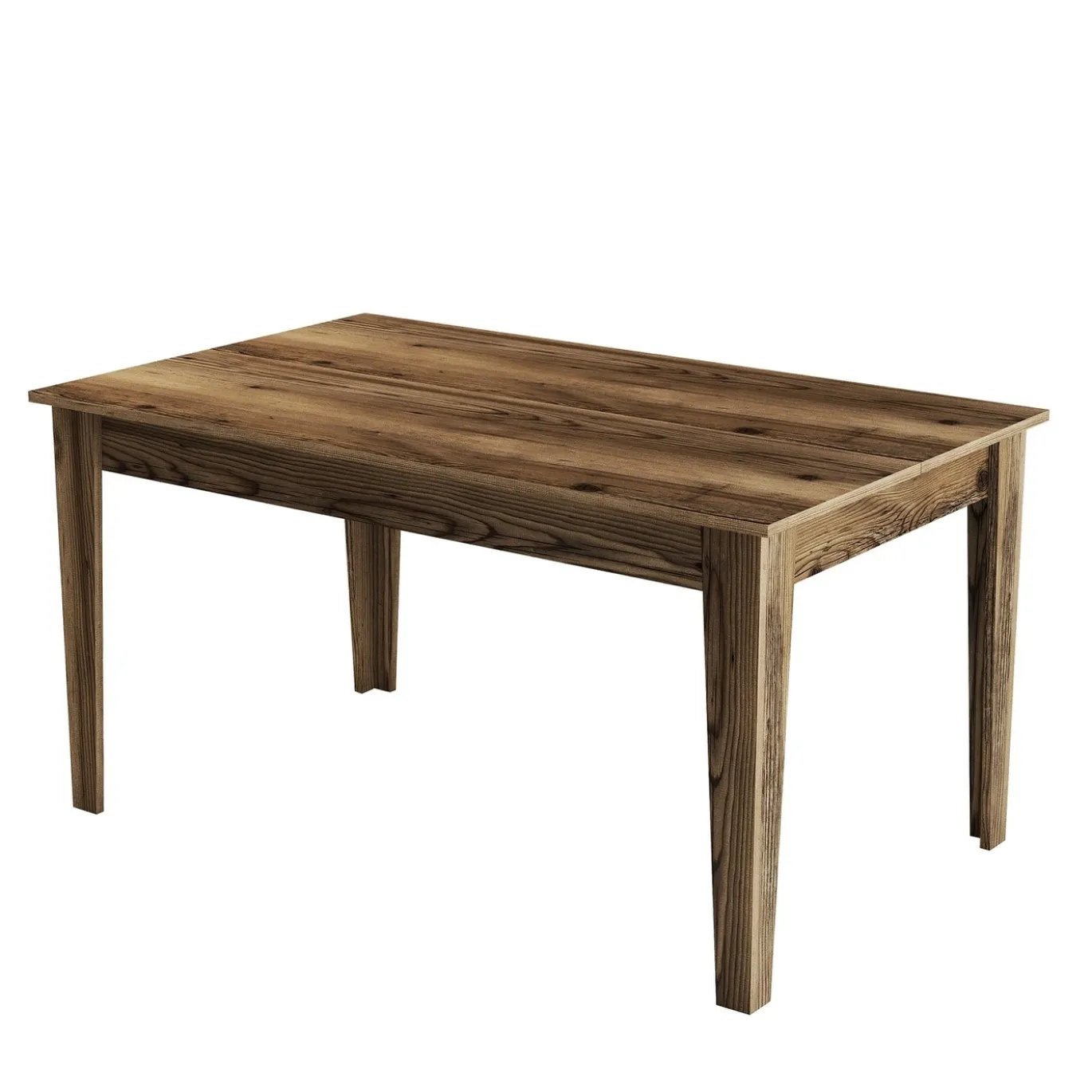 Eettafel Milan Walnoot met Opbergruimte 145cm