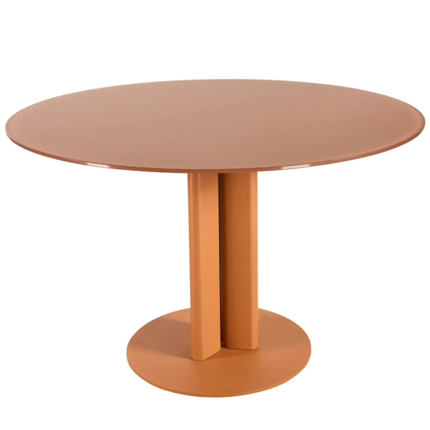 Eettafel Mino Terra Glas Rond 120cm - Giga Meubel