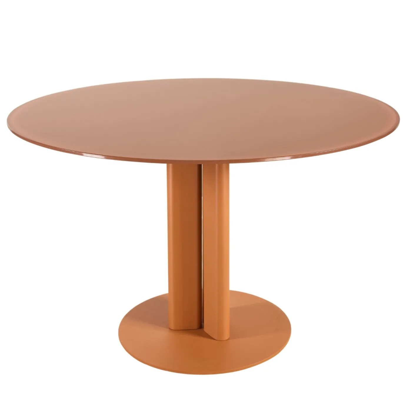 Eettafel Mino Terra Glas Rond 120cm - Giga Meubel