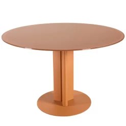 Eettafel Mino Terra Glas Rond 120cm - Giga Meubel
