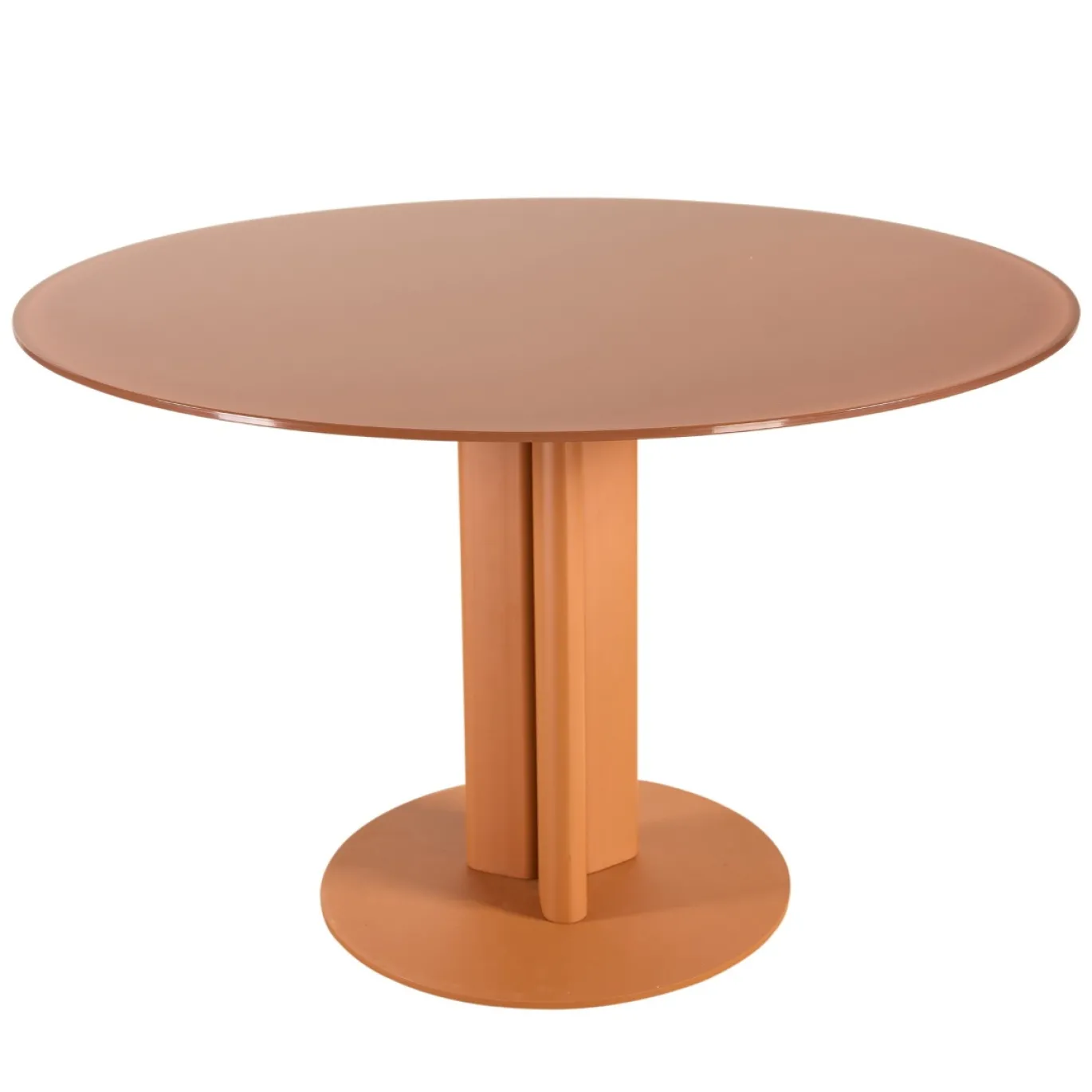 Eettafel Mino Terra Glas Rond 120cm - Giga Meubel