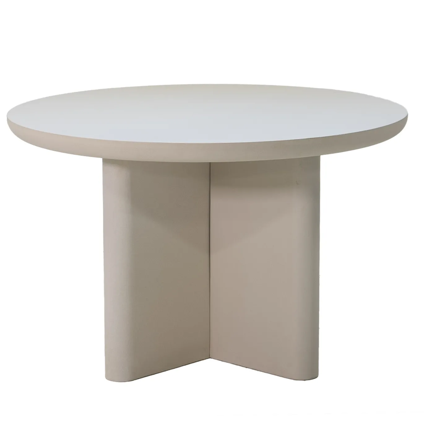 Eettafel Miso Rond Beige 120cm - Giga Meubel