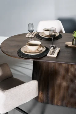 Eettafel Mokka Donkerbruin 180cm - Giga Meubel