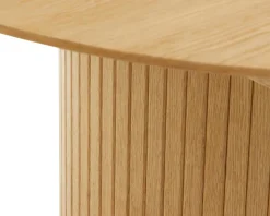 Eettafel Nola Naturel Eiken Ø120-167cm - Giga Living
