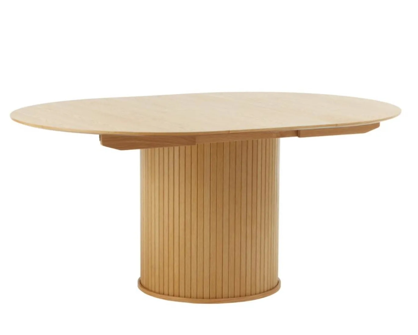 Eettafel Nola Naturel Eiken Ø120-167cm - Giga Living
