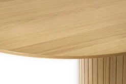 Eettafel Nola Ovaal Naturel Eiken 95x180cm - Giga Living