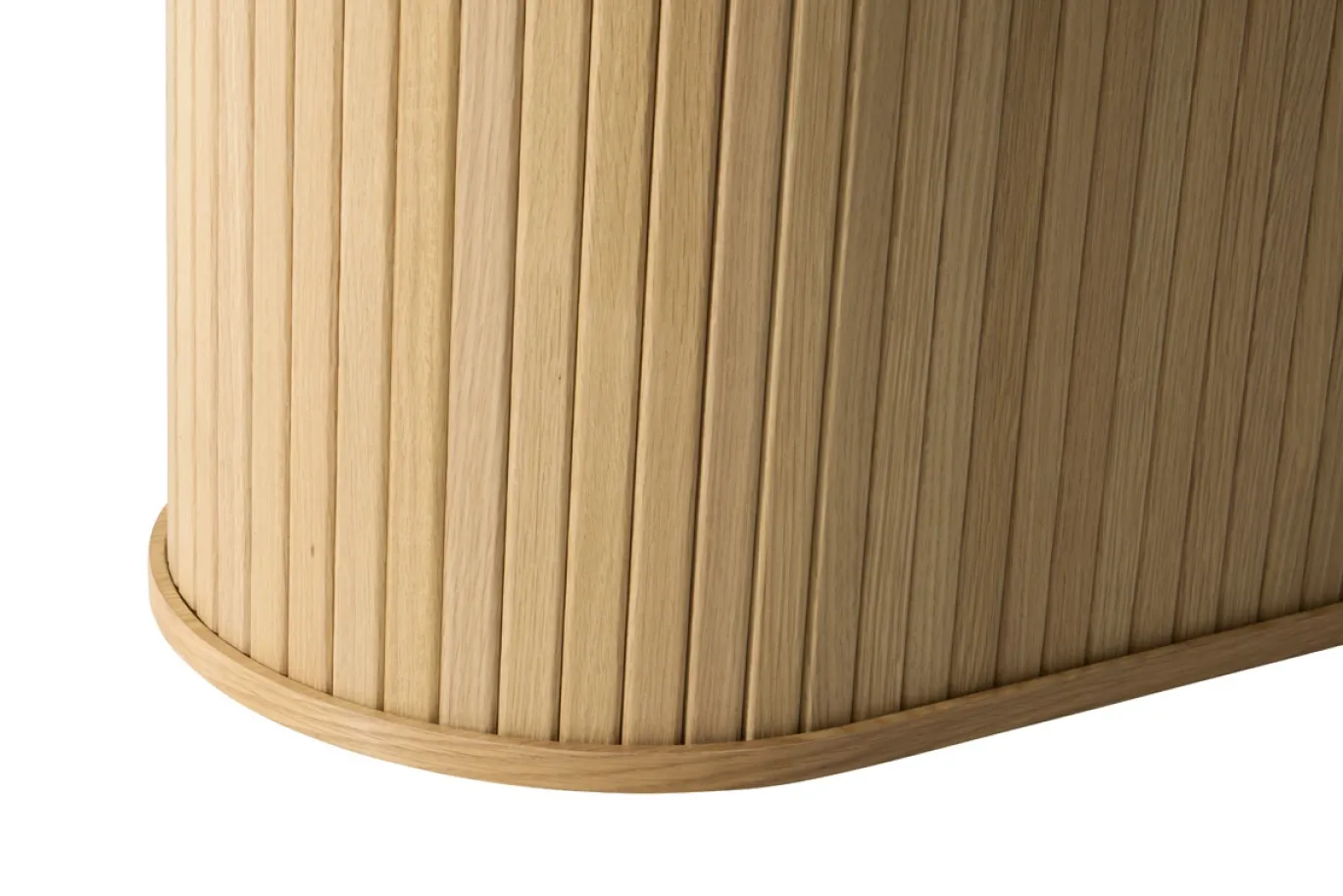 Eettafel Nola Ovaal Naturel Eiken 95x180cm - Giga Living