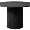 Eettafel Nola Zwart Ø120 cm - Giga Living