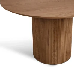 Eettafel Nora Walnoot Ø120cm - Giga Meubel