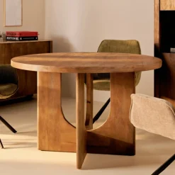 Eettafel Nova Bruin Ø120cm - Giga Meubel