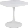 Eettafel Orin Keramiek Wit 90cm - Giga Living