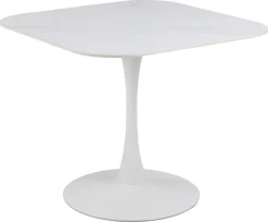 Eettafel Orin Keramiek Wit 90cm - Giga Living