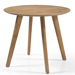 Eettafel Oslo Mangohout Rond 90cm - Giga Meubel