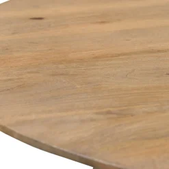 Eettafel Oslo Mangohout Rond 90cm - Giga Meubel