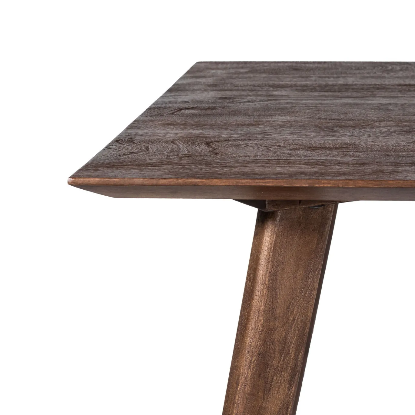 Eettafel Oslo Mangohout Walnoot 160cm - Giga Meubel