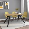 Eettafel Paola 160x90 Naturel - Giga Meubel