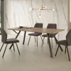 Eettafel Paola 160x90 Walnoot Sabi - Giga Meubel