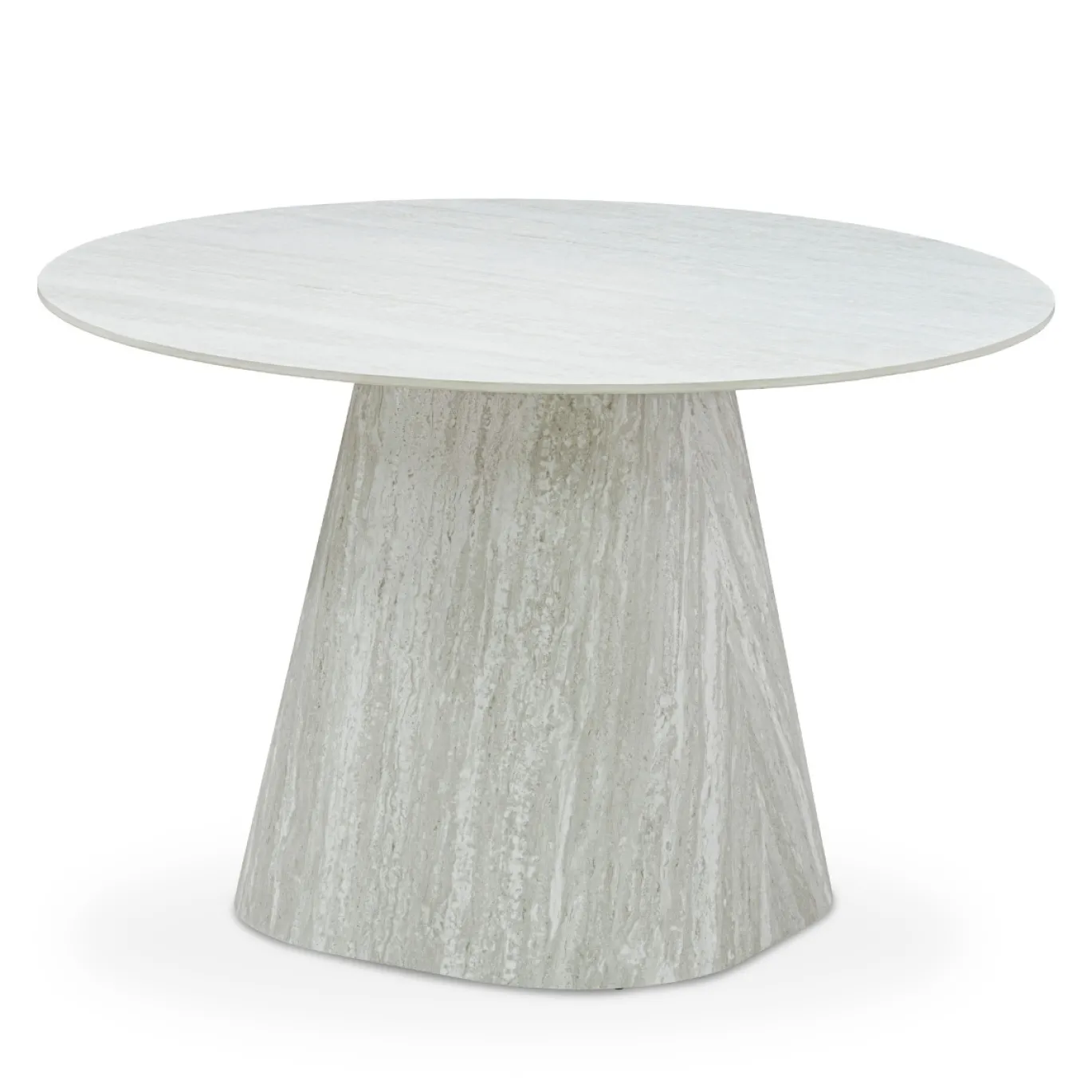 Eettafel Puck Keramisch Grijs Rond 120cm - Giga Meubel