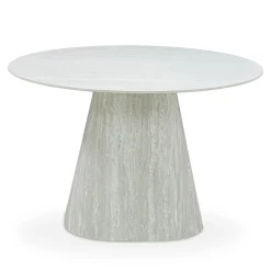 Eettafel Puck Keramisch Grijs Rond 120cm - Giga Meubel