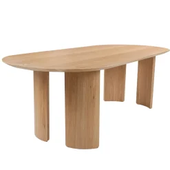 Eettafel Reno Naturel Ovaal 240cm - Giga Meubel