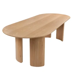 Eettafel Reno Naturel Ovaal 240cm - Giga Meubel