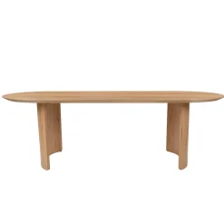 Eettafel Reno Naturel Ovaal 240cm - Giga Meubel