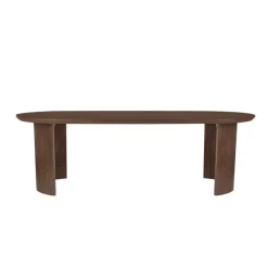 Eettafel Reno Walnoot Ovaal 240cm - Giga Meubel