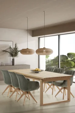 Eettafel Rina 220cm Eiken - Giga Meubel