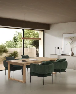 Eettafel Rina 220cm Eiken - Giga Meubel