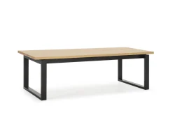 Eettafel Rina 220cm Eiken Zwart - Giga Meubel