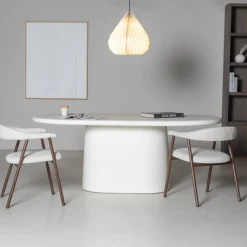 Eettafel Romy Off-White Ovaal 200cm - Giga Meubel