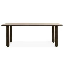 Eettafel Rondo Donkerbruin 200cm - Giga Meubel